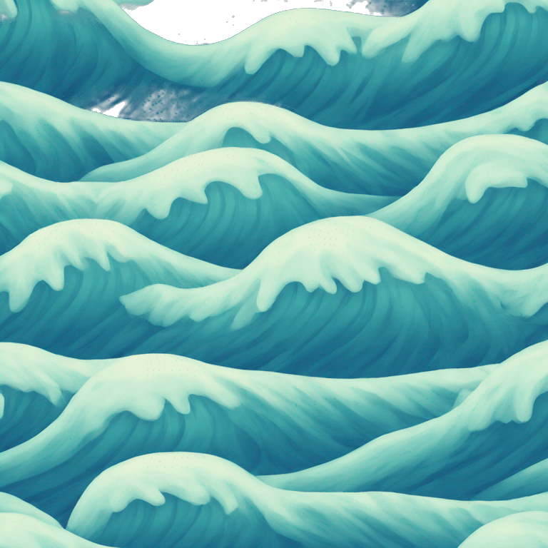 waves in ocean emoji