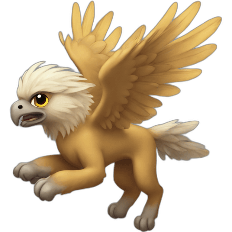 griffon flying emoji