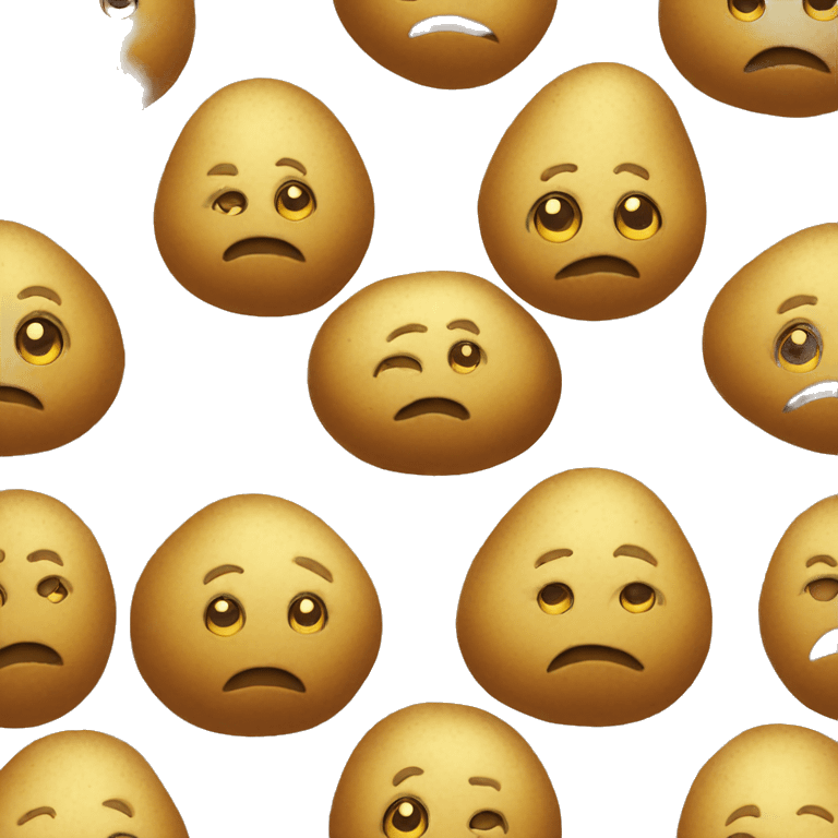 Potatos face sad emoji