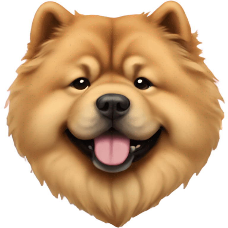 Chow chow in heart emoji