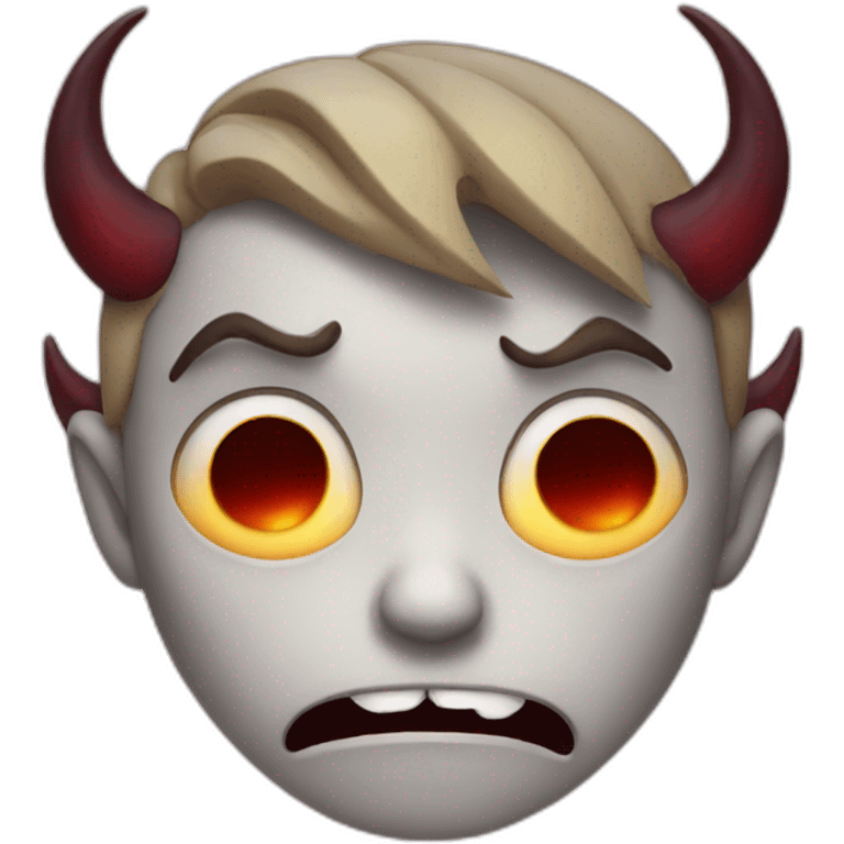 devil crying emoji