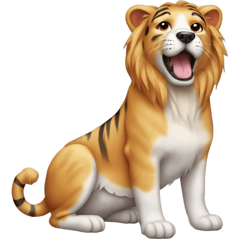 dog tiger lion and egg breed emoji