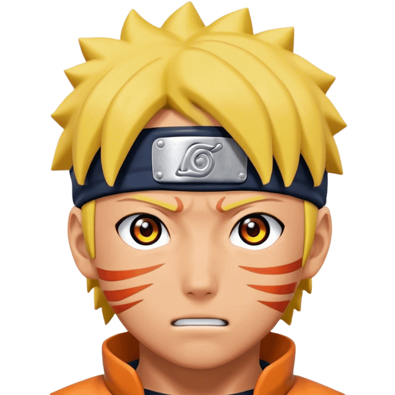 Naruto uzumaki head emoji