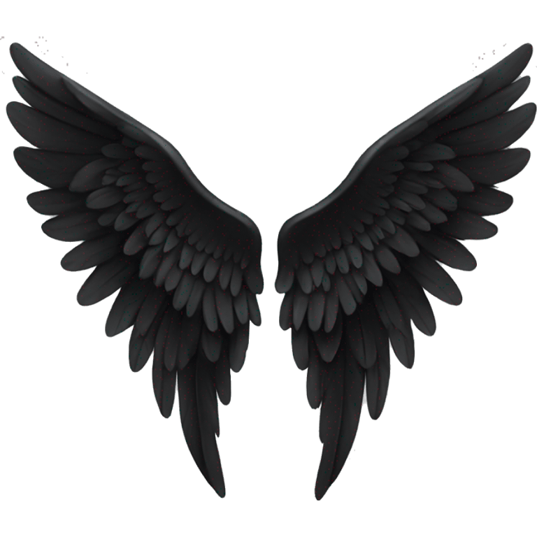 black angel wings emoji