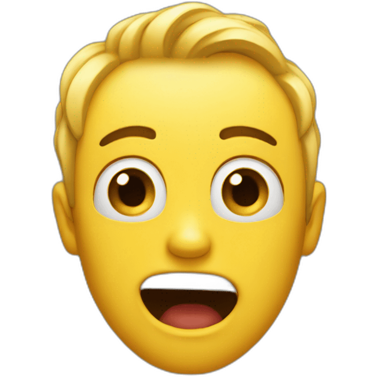 an emoji surprised face that thinks something is attractive emoji