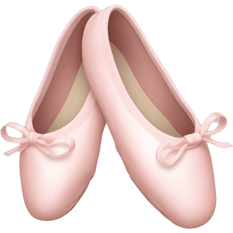 Pale pink ballet shoes emoji