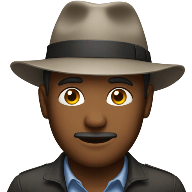 Man with a hat emoji