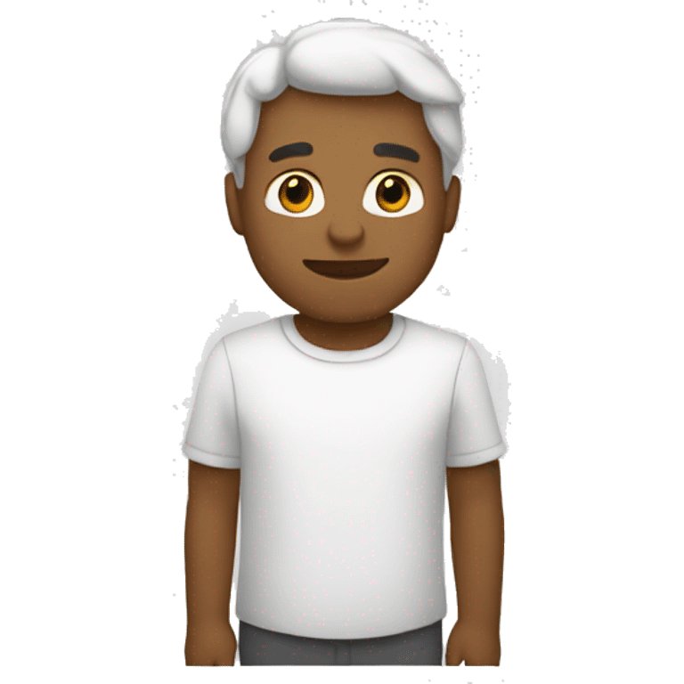 minimalistic white solo emoji