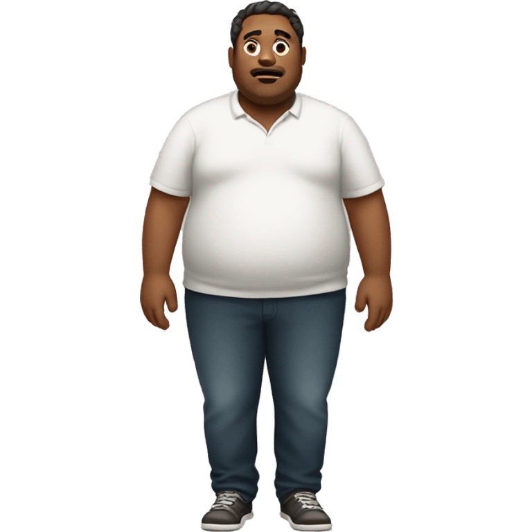 fat dude whole body emoji