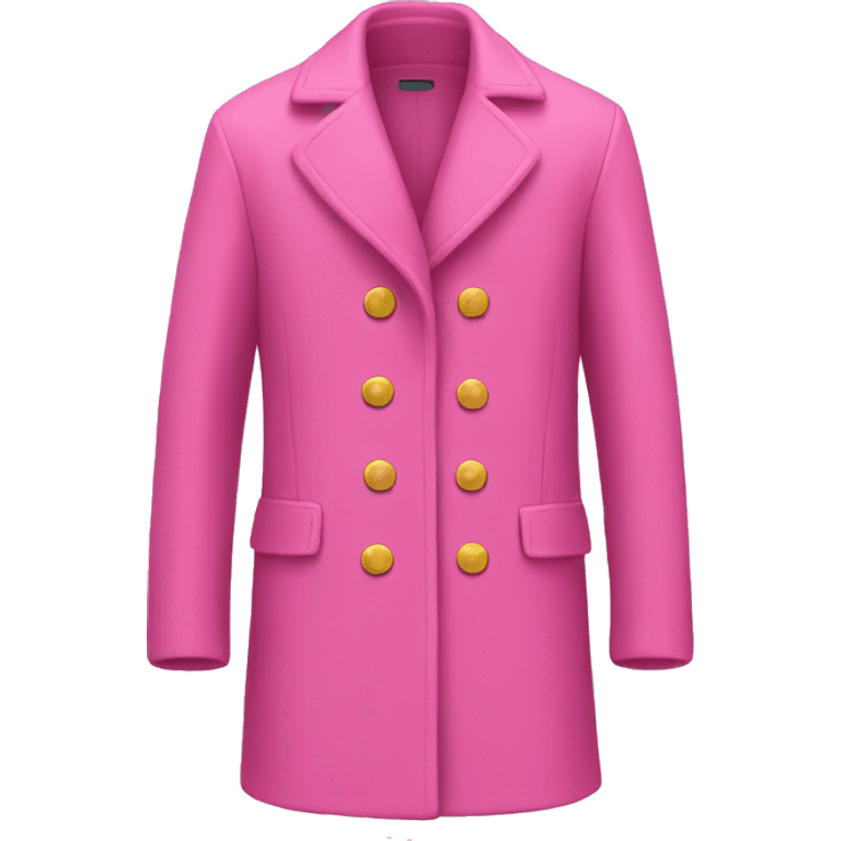 Pink coat  emoji