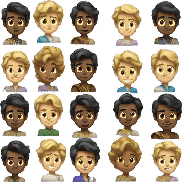 Disney prince emoji