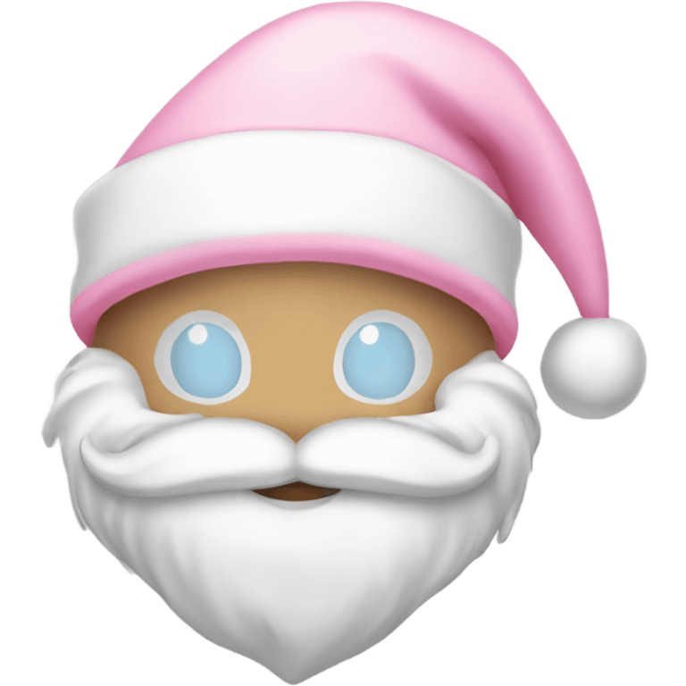 light pink santa hat emoji