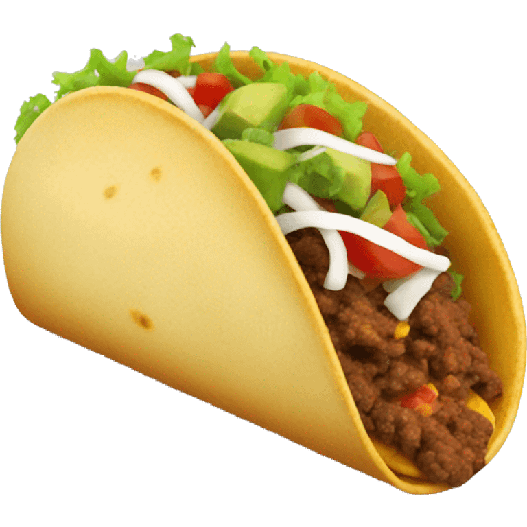 Authentic mexican tacos emoji