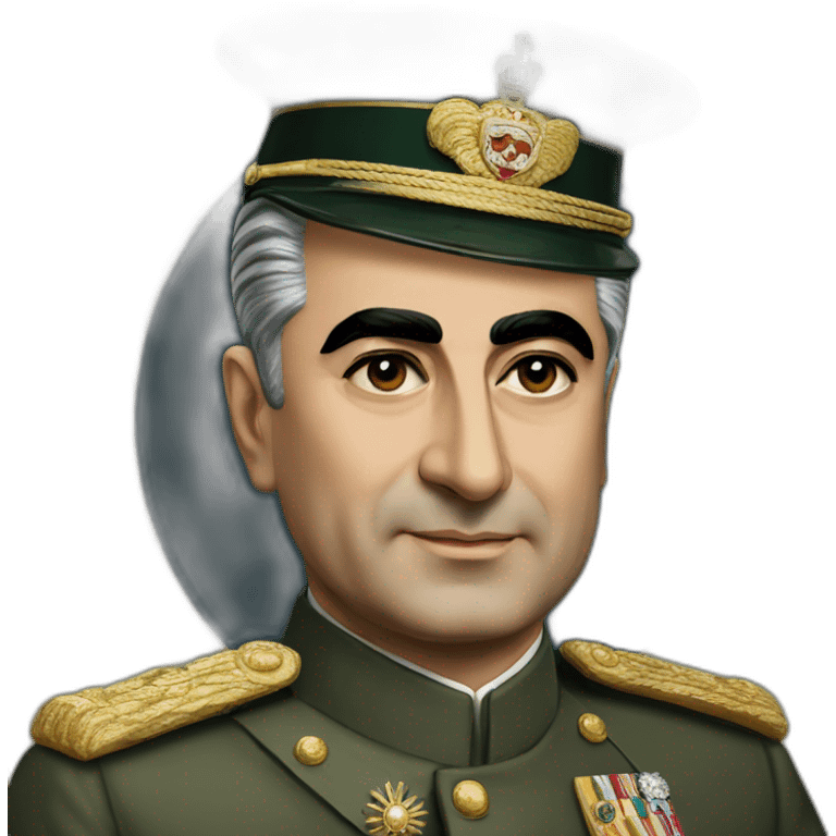 king Mohammad Reza Pahlavi  emoji