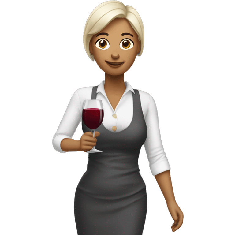 Wine mom emoji