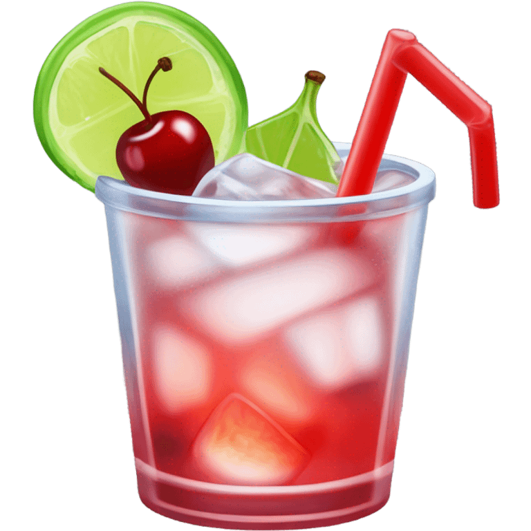 ICE drinks cherry limeade flavor emoji