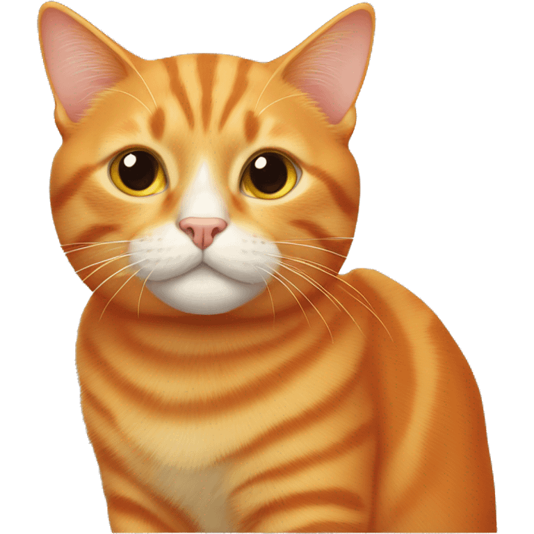 Orange cat emoji