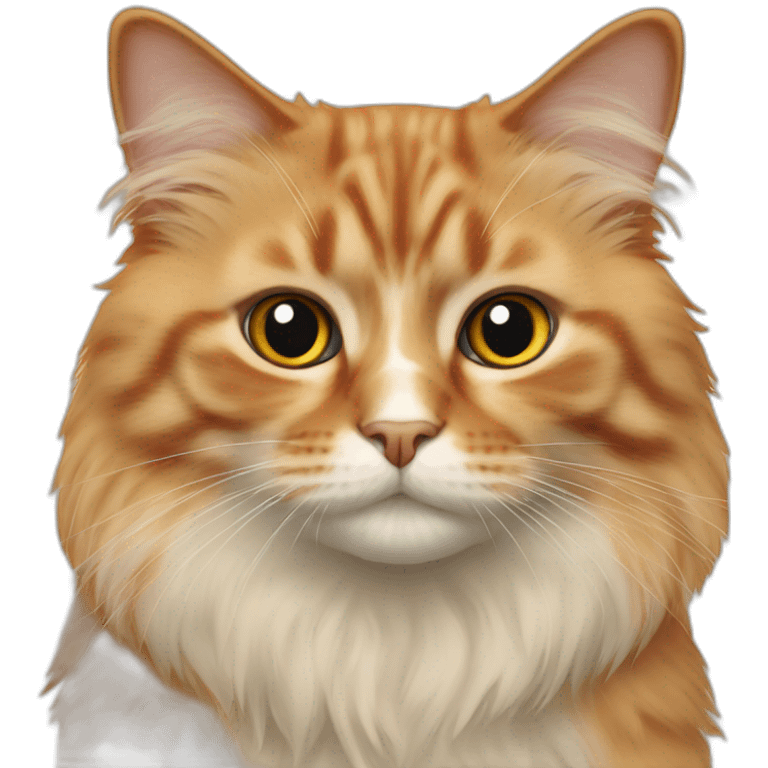 orange ragdoll cat emoji