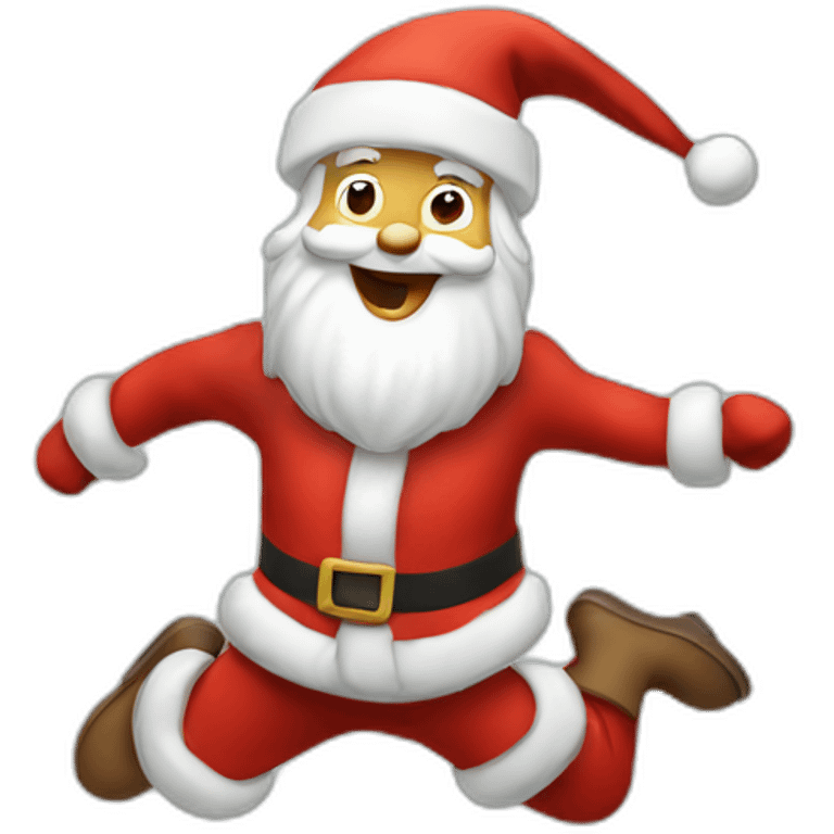 santaclaus-jumping emoji