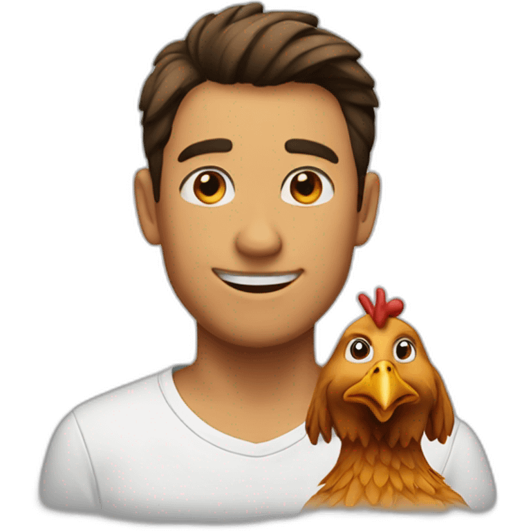 max and chicken emoji