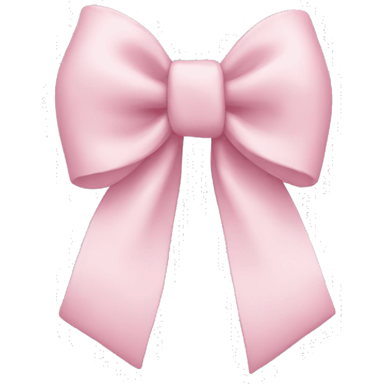 Light pink bow emoji