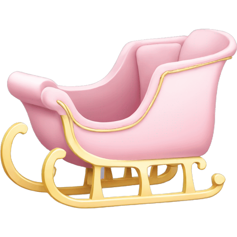 light pink sleigh emoji