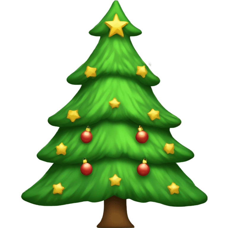 christmas tree with bows emoji