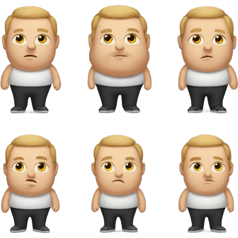 Fat people  emoji