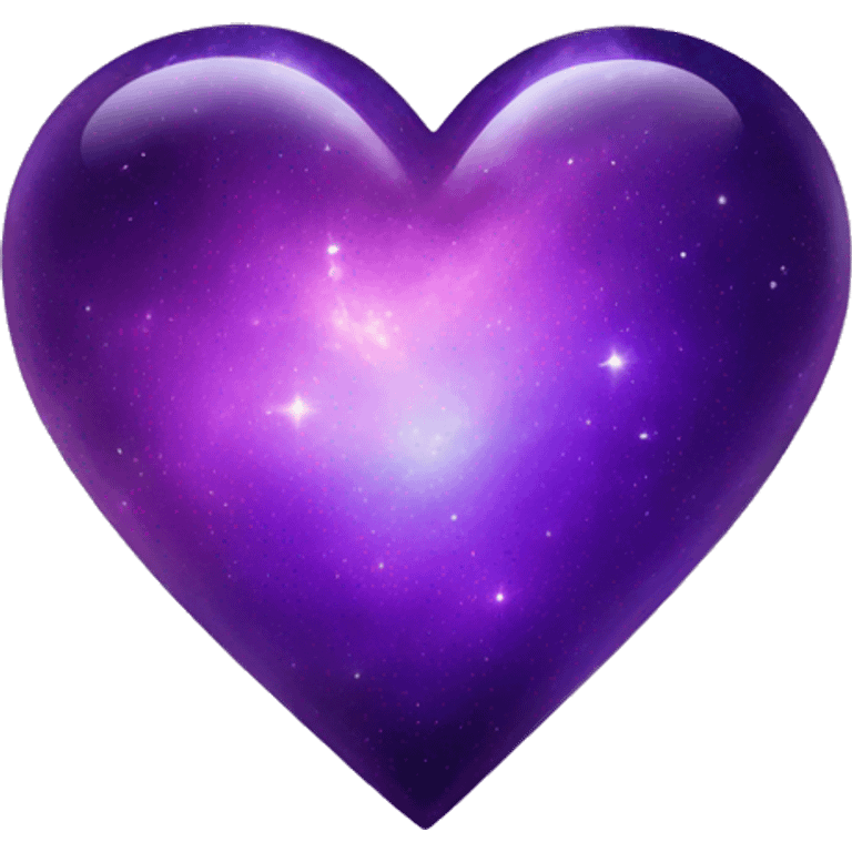 purple cosmic galaxy heart emoji