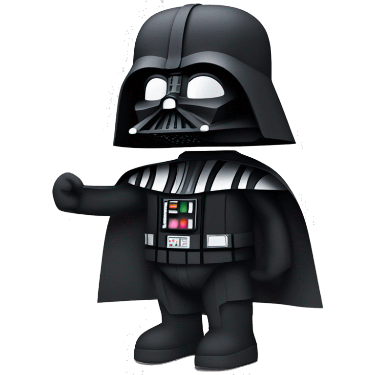 papercraft, darth Vader’s step van emoji