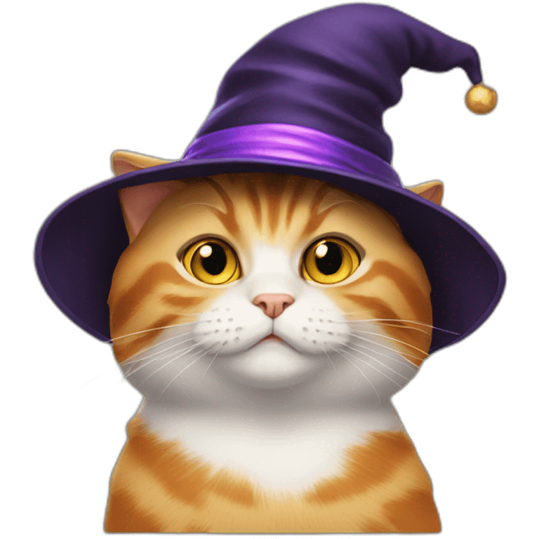 Cat-in-magic-hat emoji