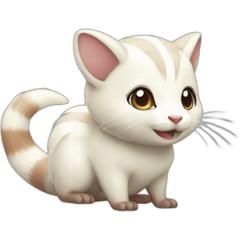 White Furret emoji