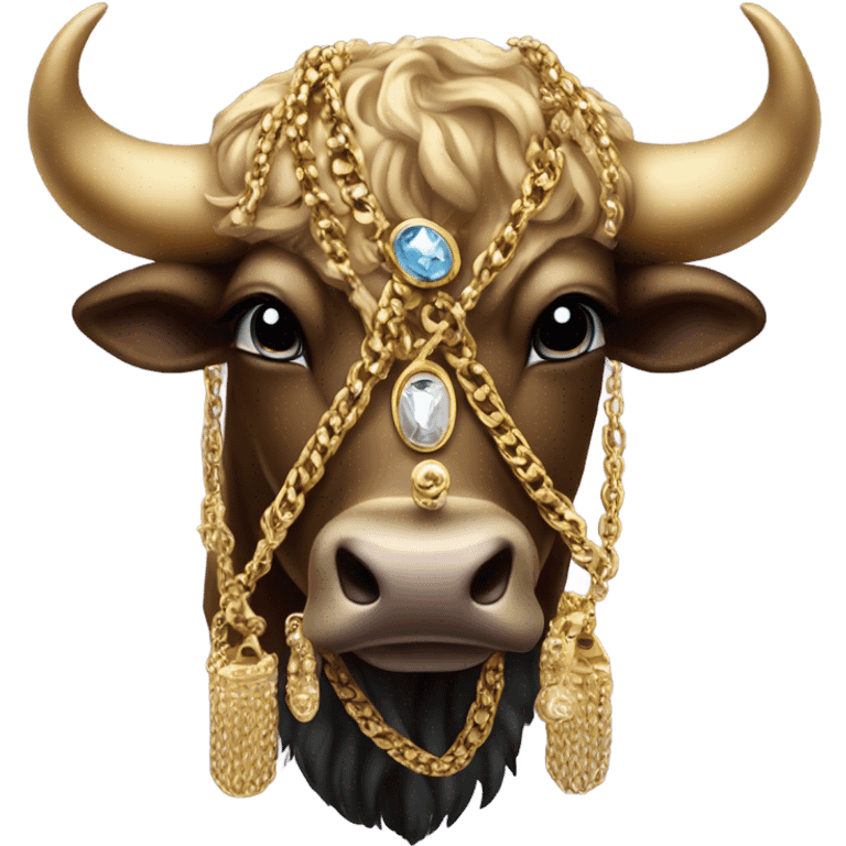 Wealthy buffalo emoji