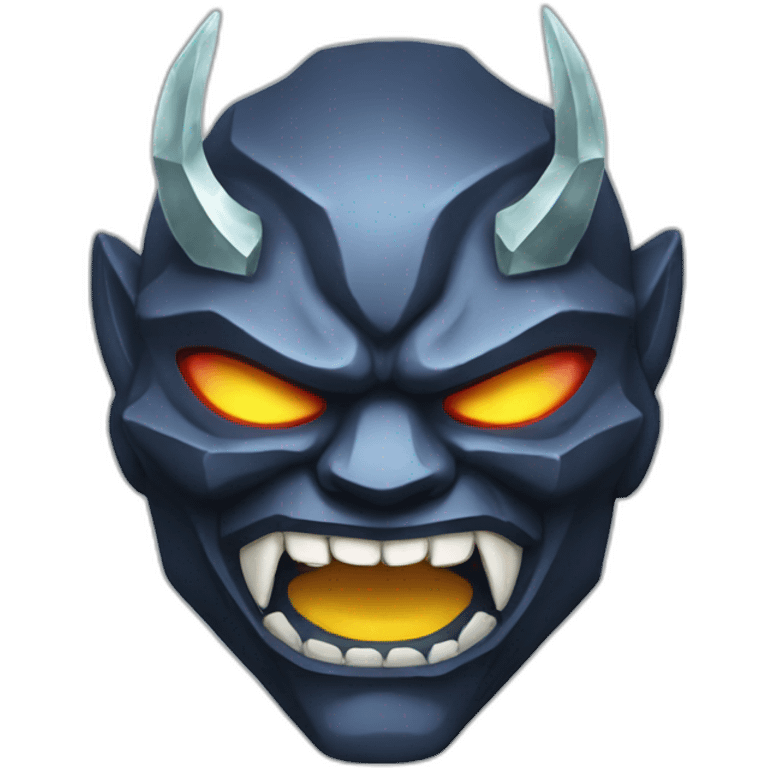 diamond oni mask emoji