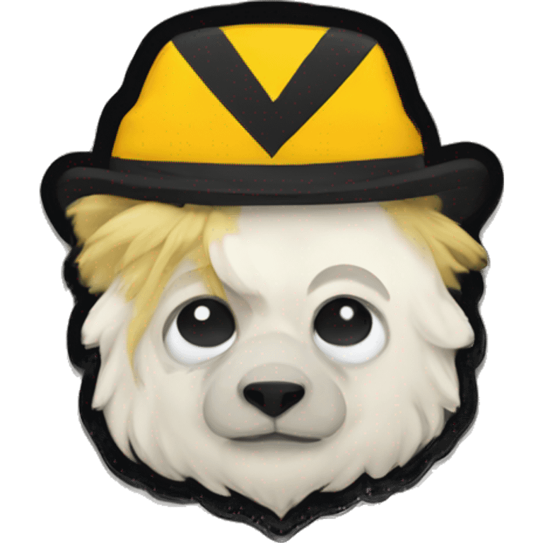 Hufflepuff badge emoji