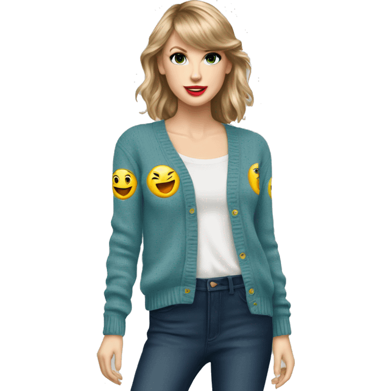 taylor swift cardigan emoji