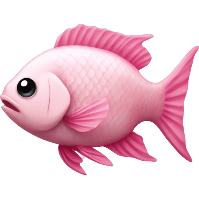 Light pink fish emoji