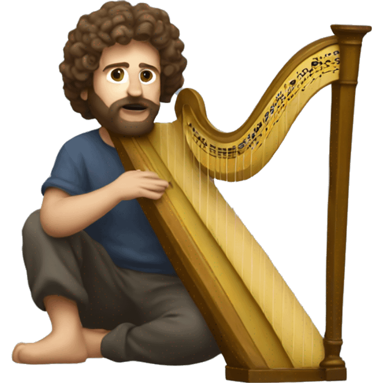 Orpheus with his harp  emoji