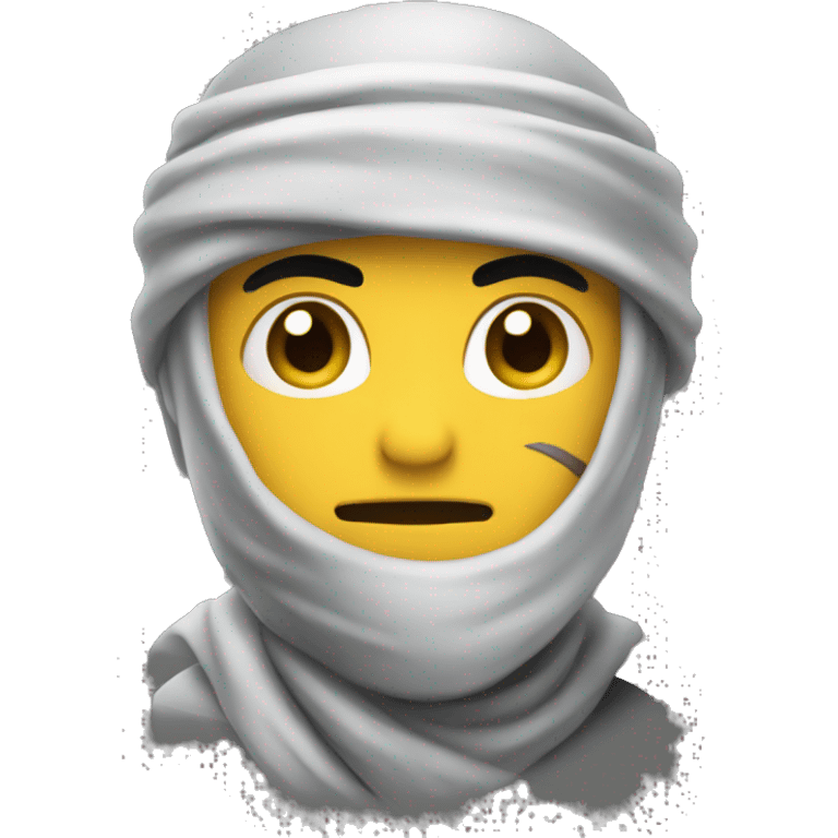 Ninja but make it look like this emoji: 🤷‍♂️ emoji