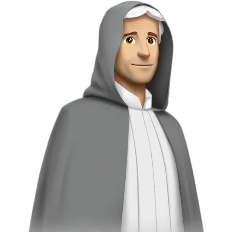 Macron avec une abaya emoji