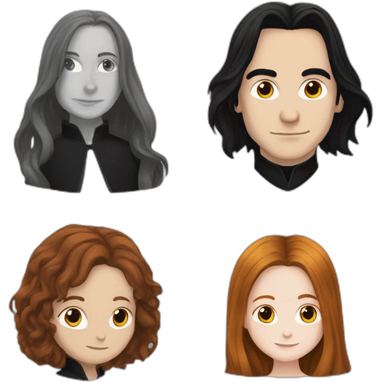 snape and lily potter emoji