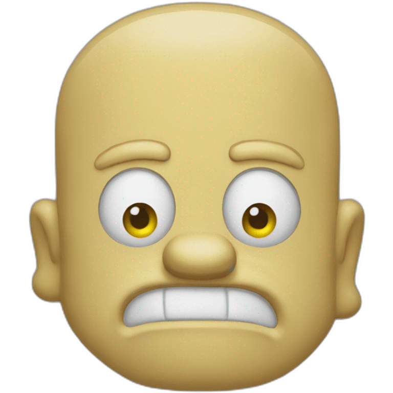 Homer qui dit salut emoji