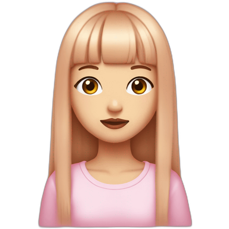 Lisa de Blackpink emoji