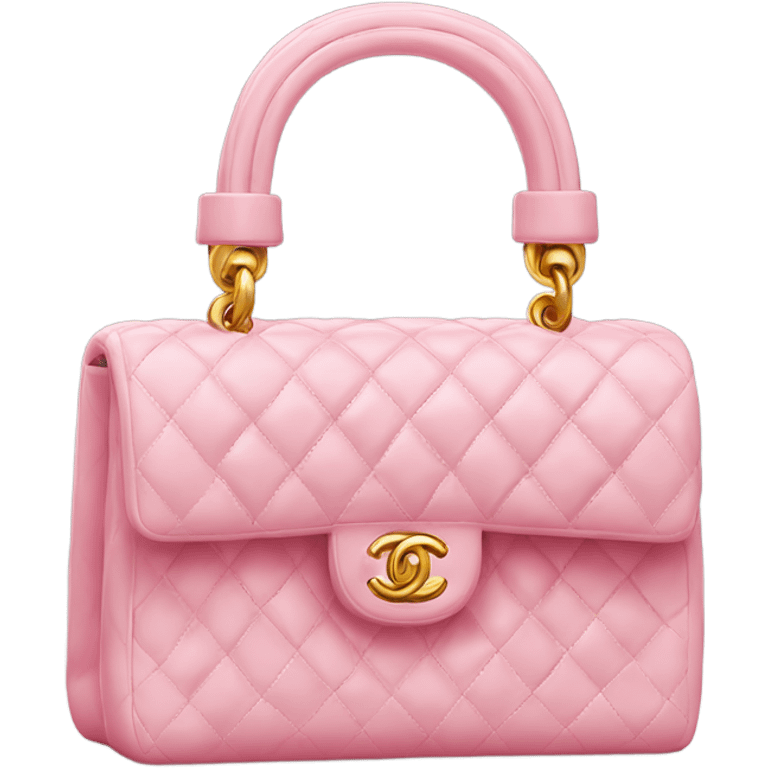 Chanel bag pink ￼ emoji