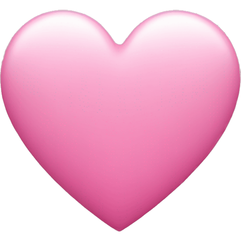 A pink heart emoji