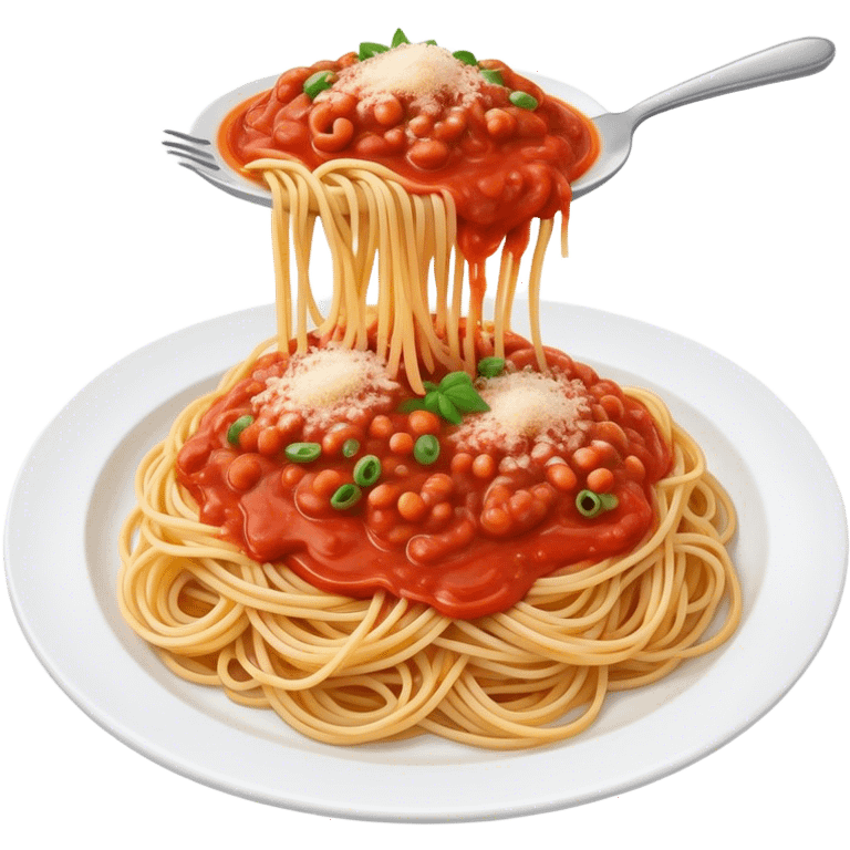 A plate of spaghetti explosion emoji