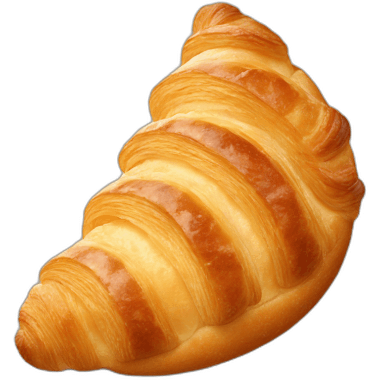 nibbling croissant emoji