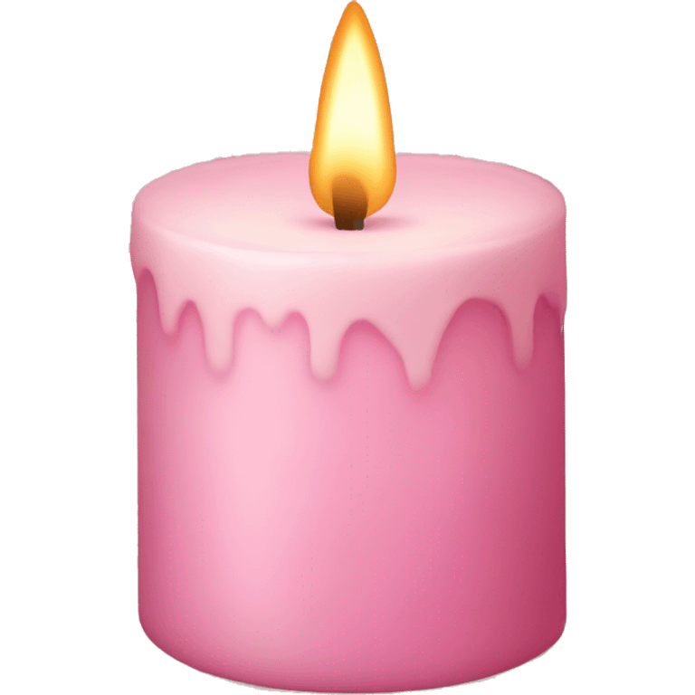 light pink candle emoji