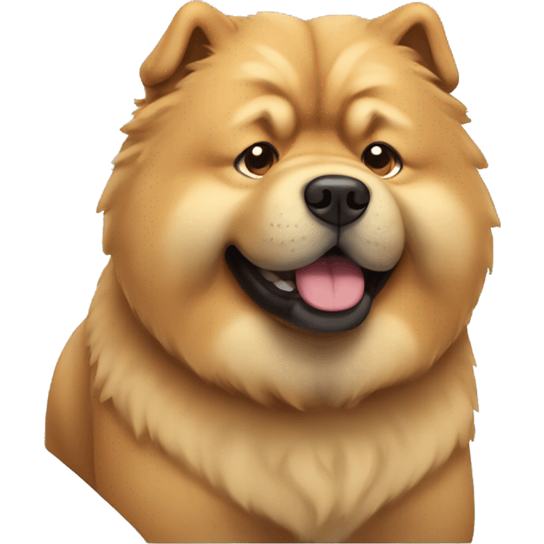 Chow-chow dog emoji