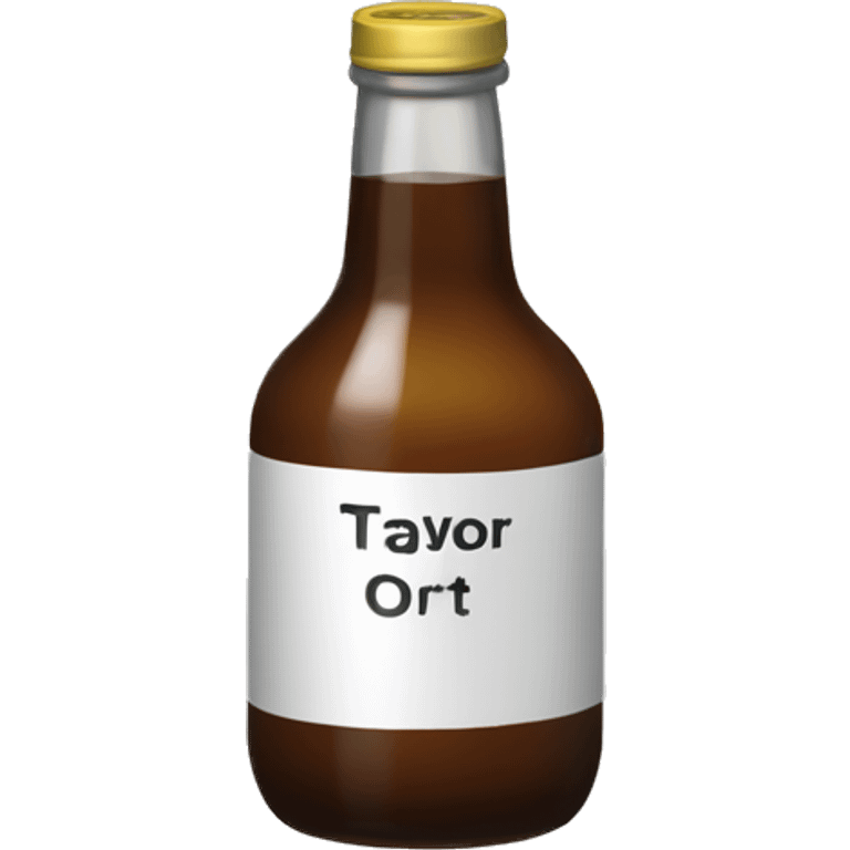 Bottle of Taylor oort emoji